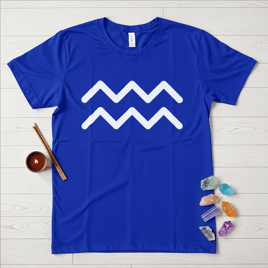Aquarius Symbol Minimalist T-Shirt