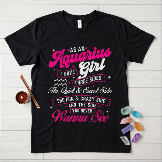 Aquarius Three Sides T-Shirt