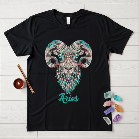 Aries Ram Colorful T-Shirt