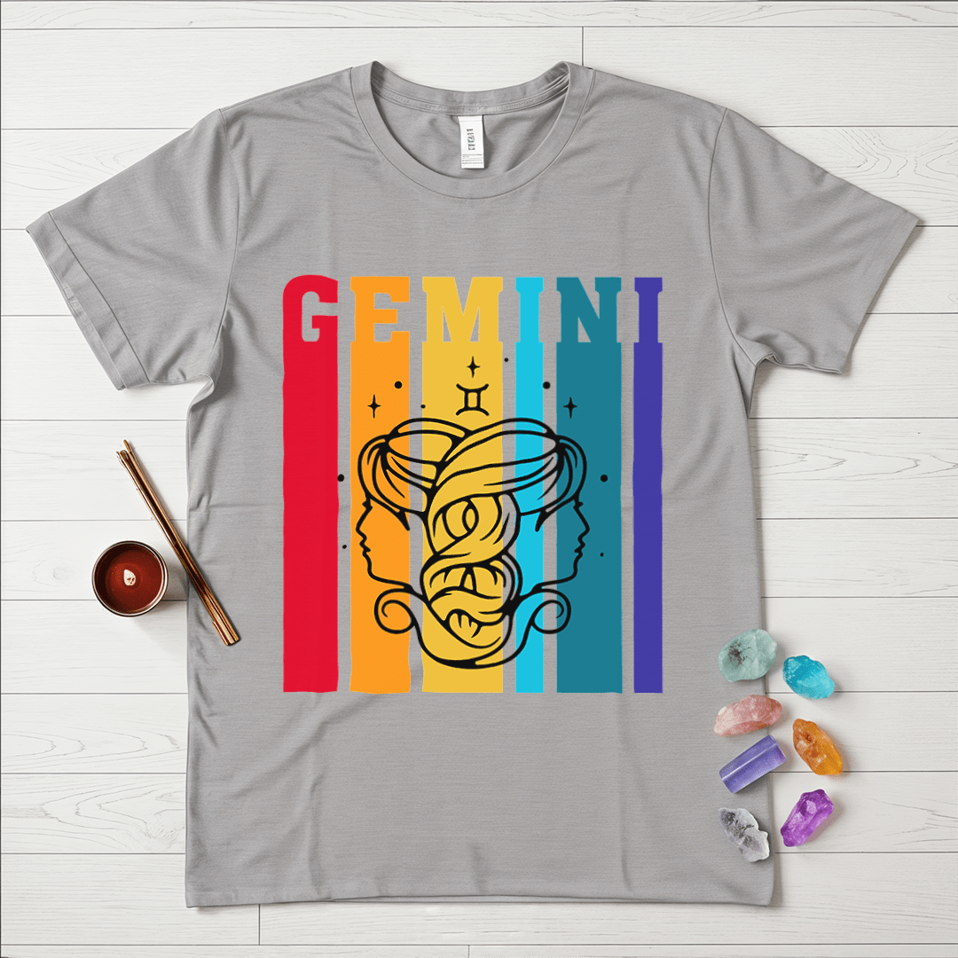 Bold Gemini Zodiac Symbol T-Shirt