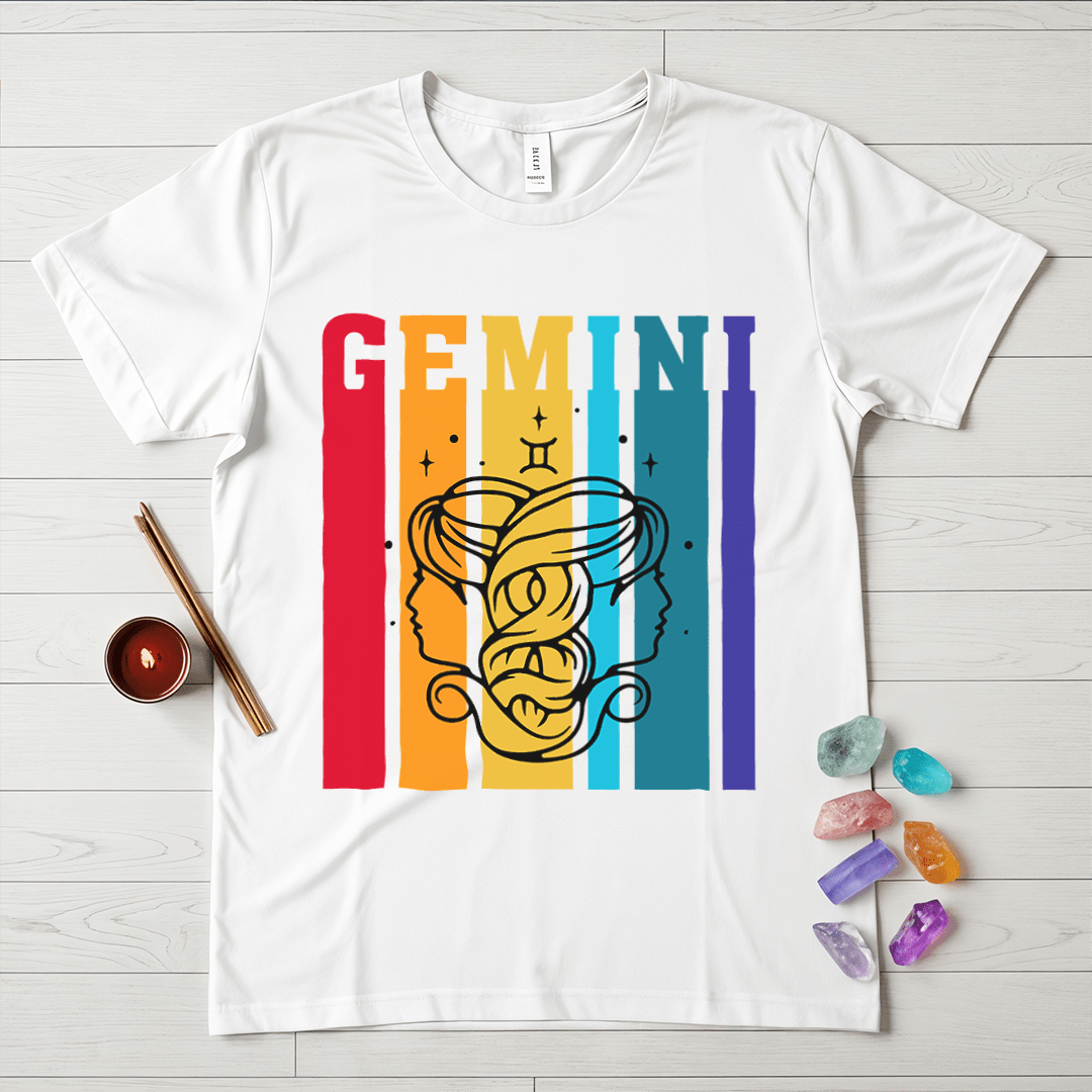 Bold Gemini Zodiac Symbol T-Shirt