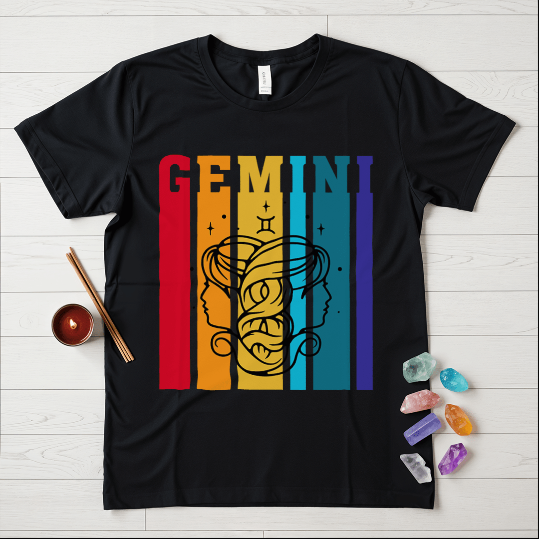 Bold Gemini Zodiac Symbol T-Shirt