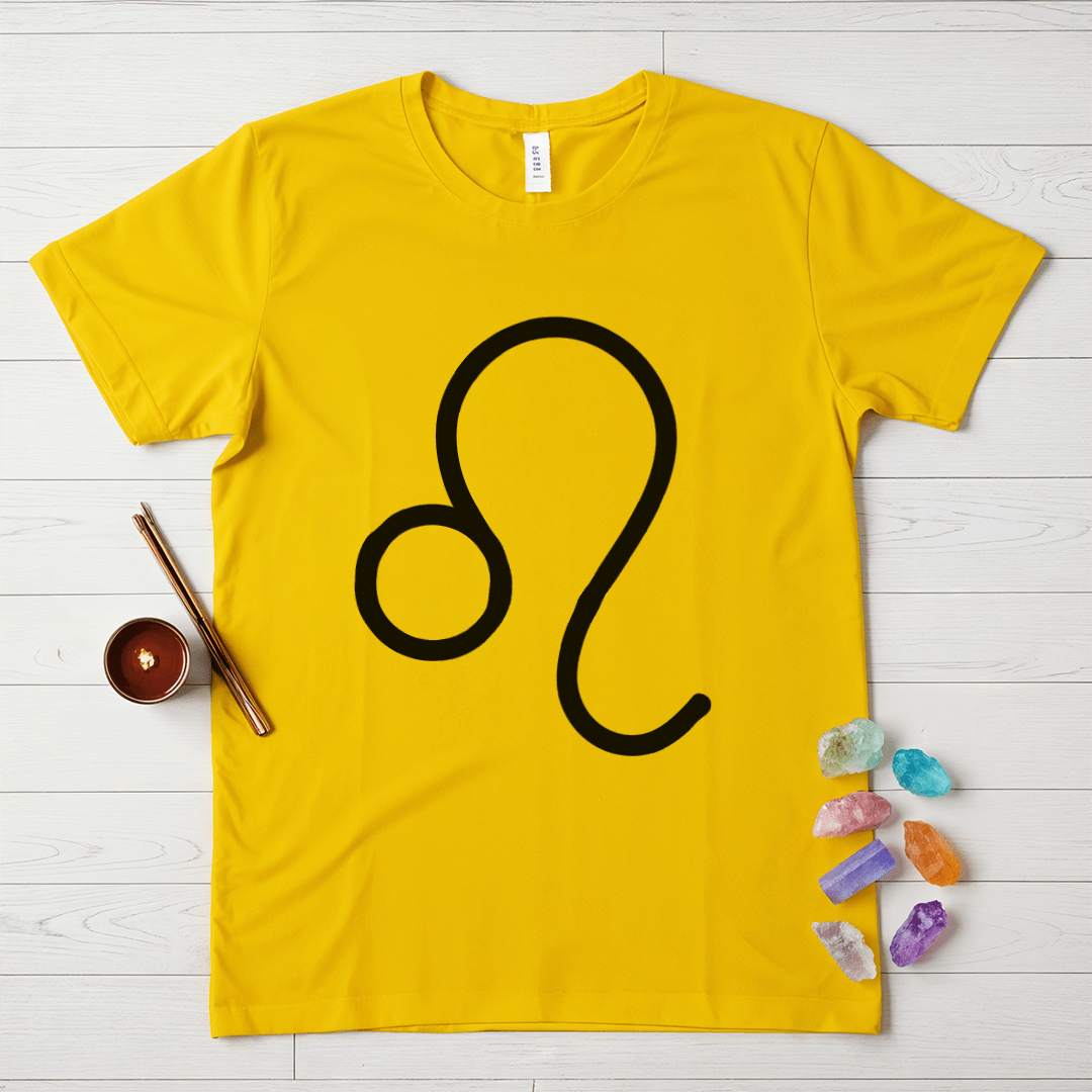 Bold Leo Symbol Zodiac T-Shirt
