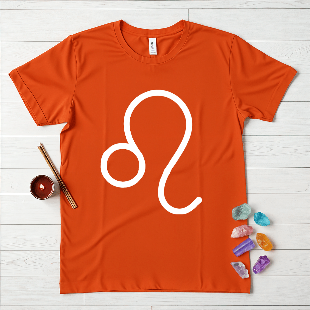 Bold Leo Symbol Zodiac T-Shirt