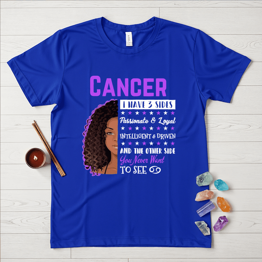 Cancer Girls Three Sides T-Shirt