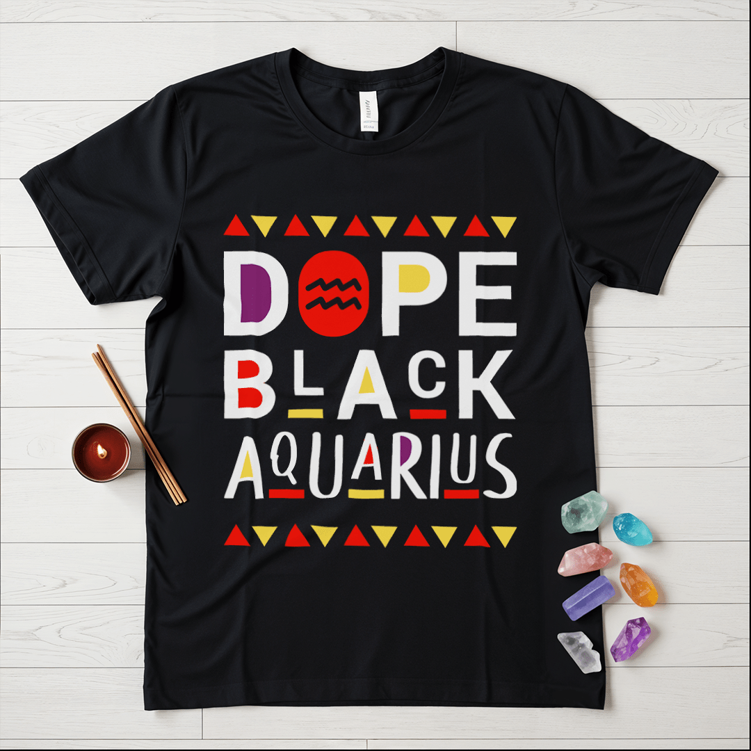 Dope Black Aquarius T-Shirt