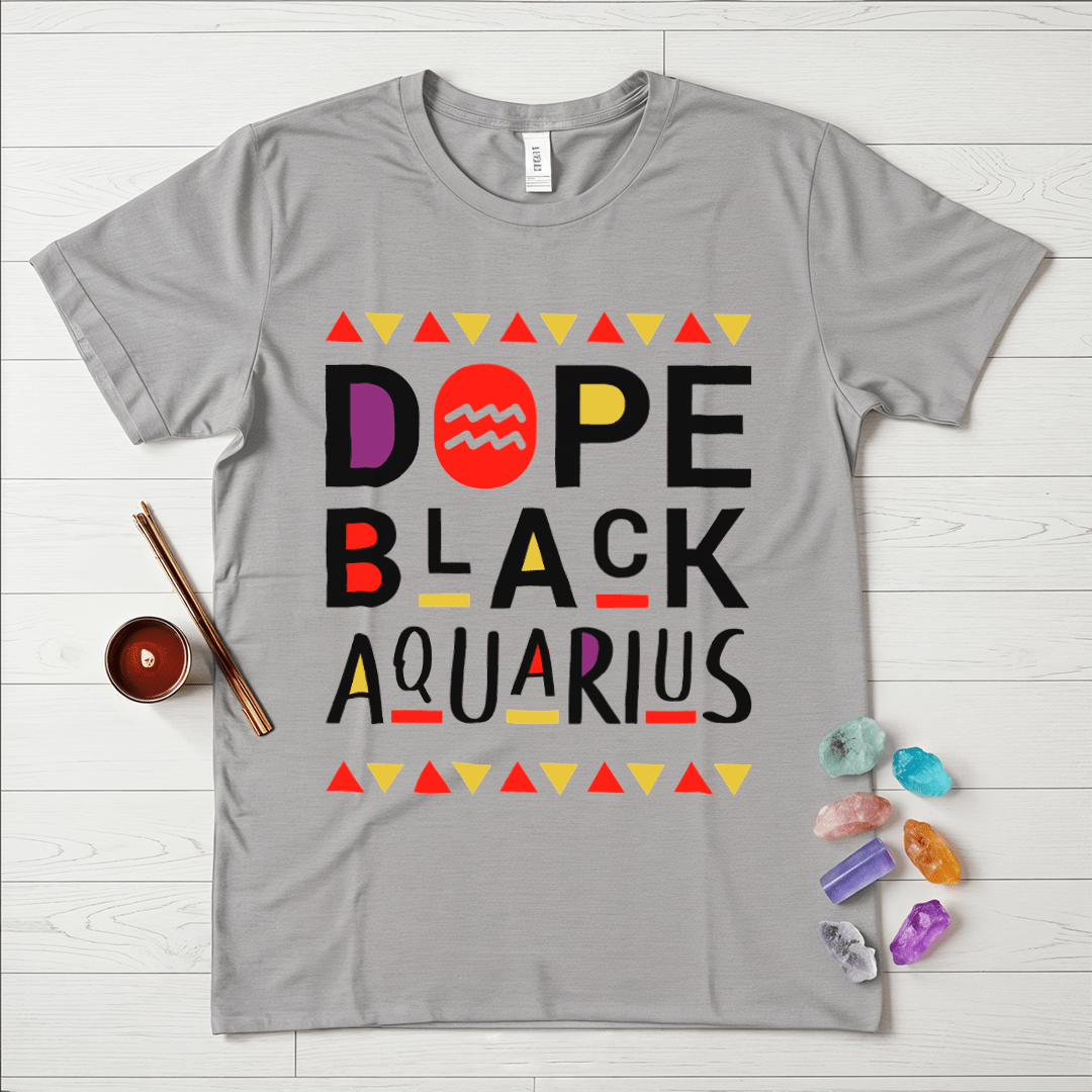 Dope Black Aquarius T-Shirt
