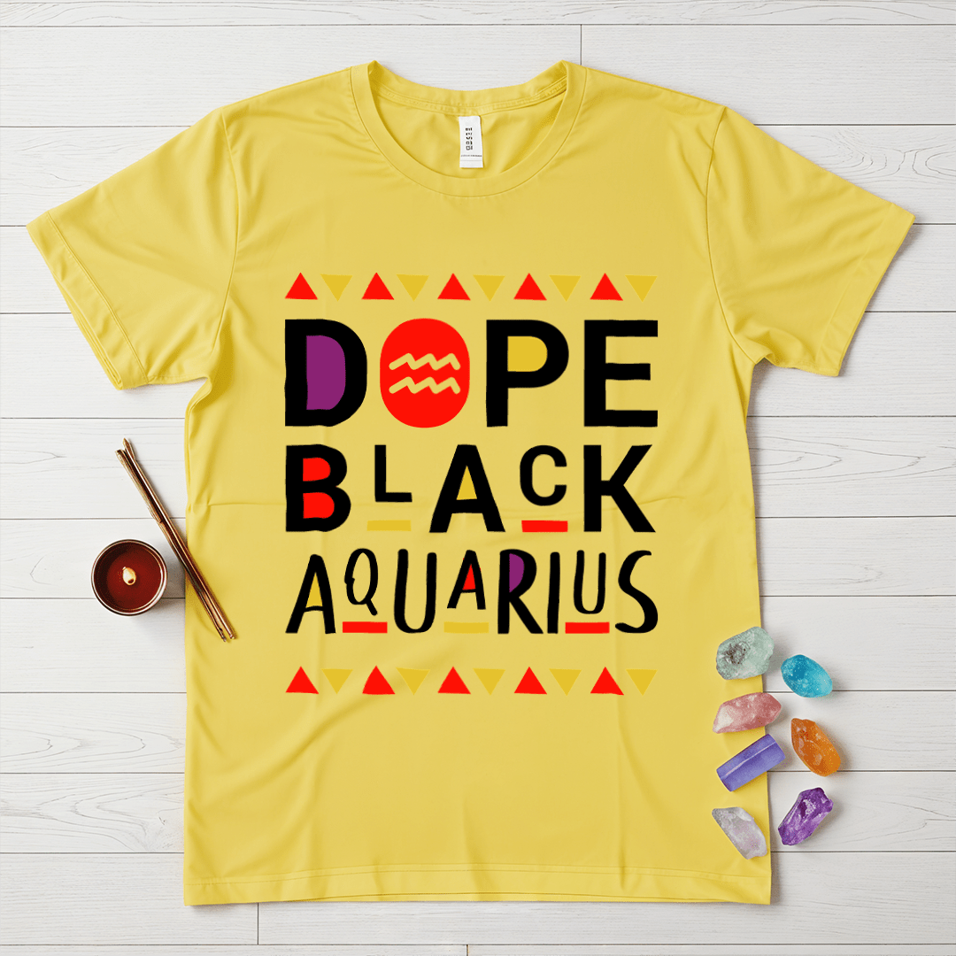 Dope Black Aquarius T-Shirt