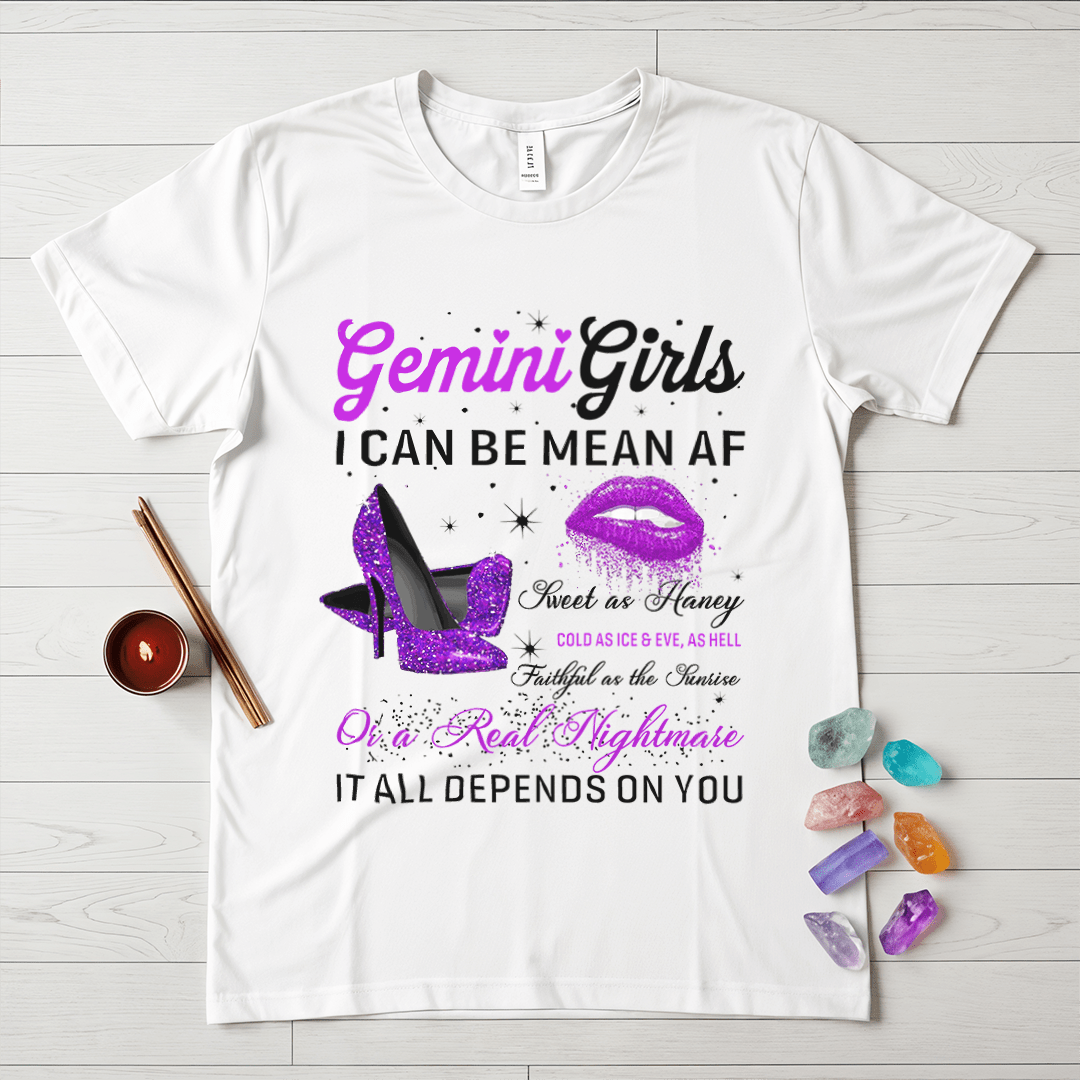 Gemini Girls Lips T-Shirt