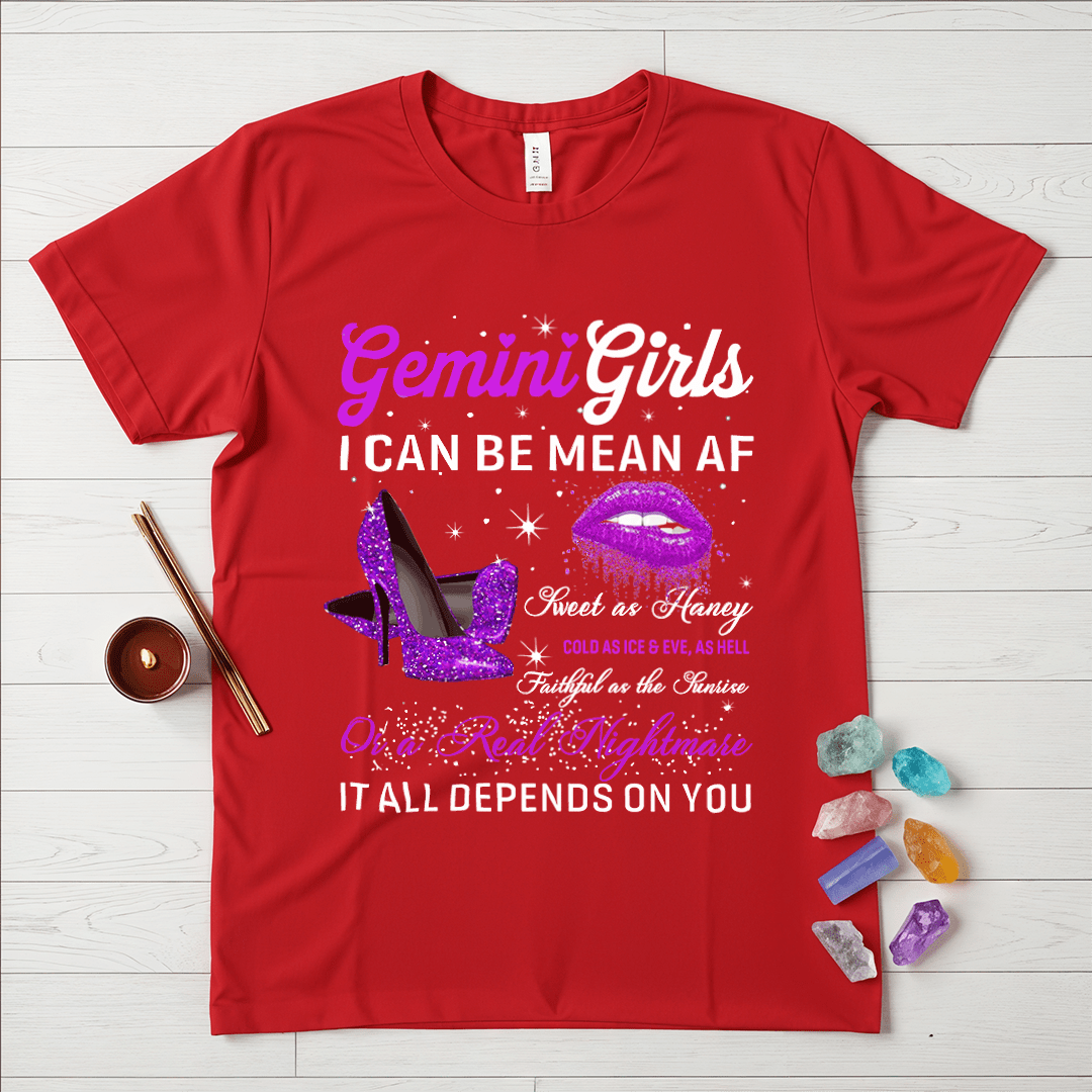 Gemini Girls Lips T-Shirt