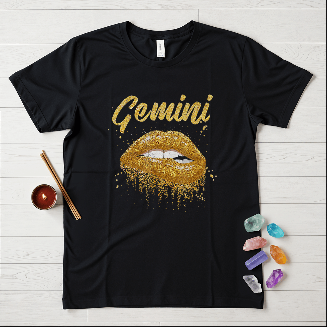 Gemini Golden Lips T-Shirt