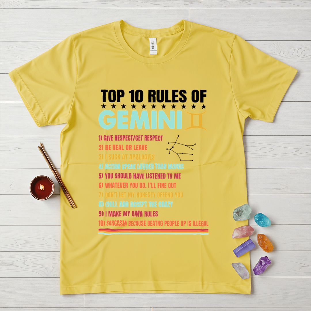 Gemini Top Rules T-Shirt