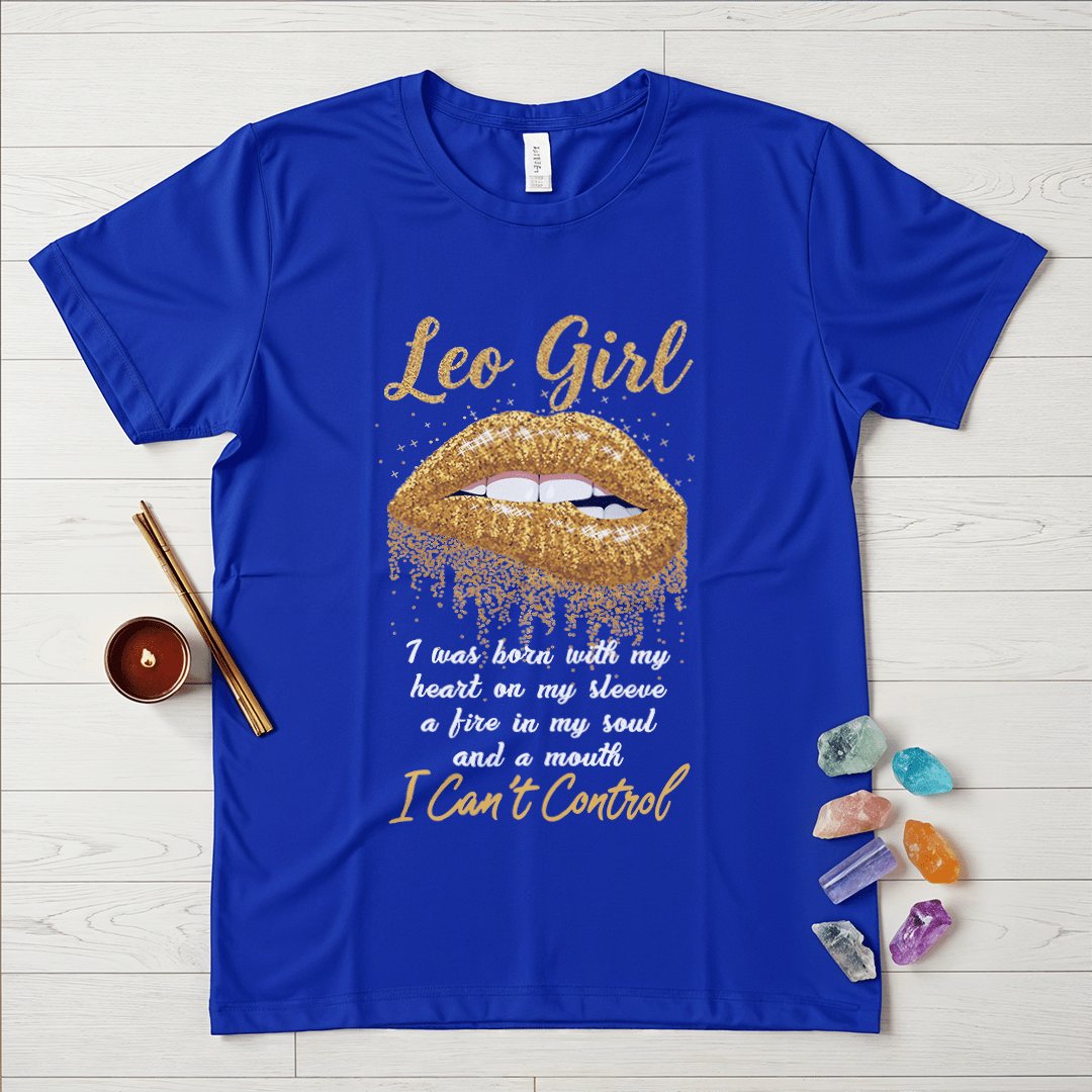 Leo Girls Golden Lips T-Shirt
