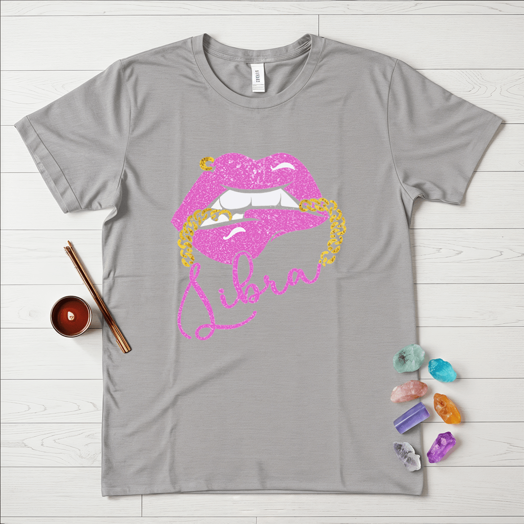 Libra Lip Zodiac T-Shirt