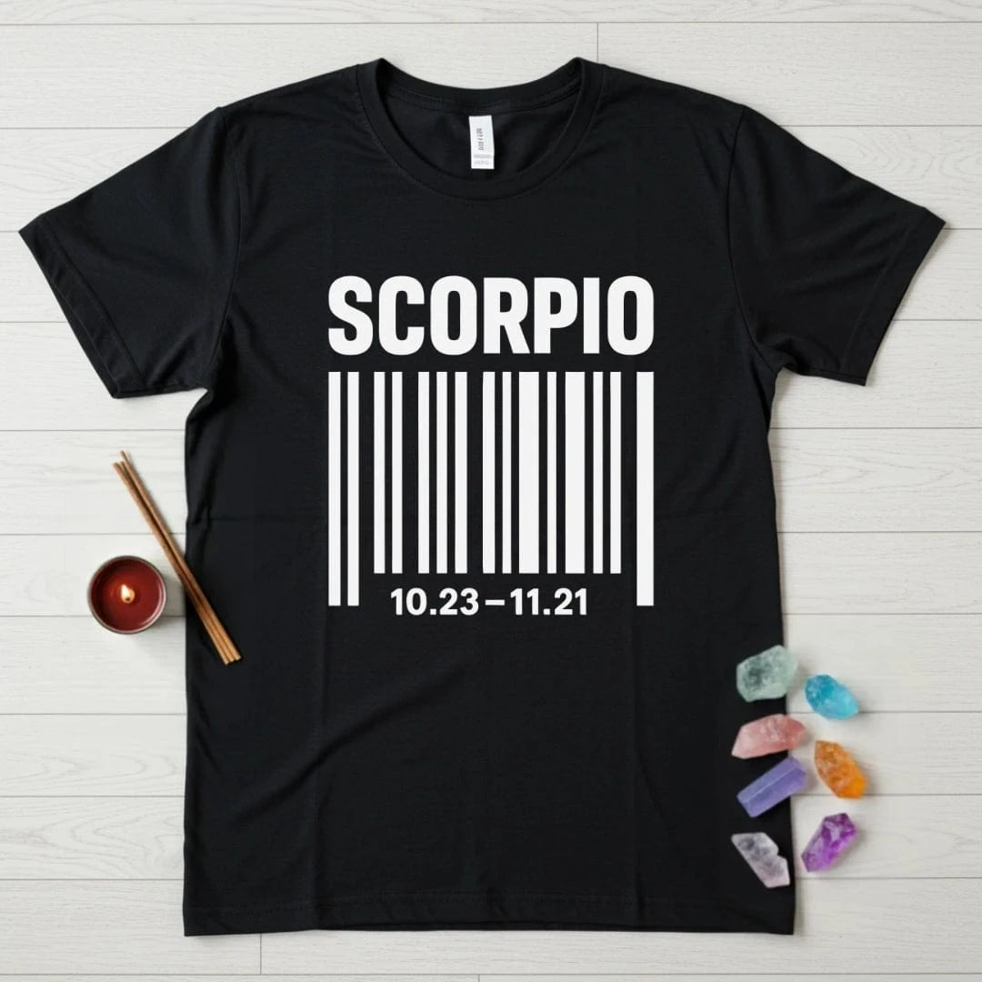 Scorpio Zodiac T-Shirt – Barcode