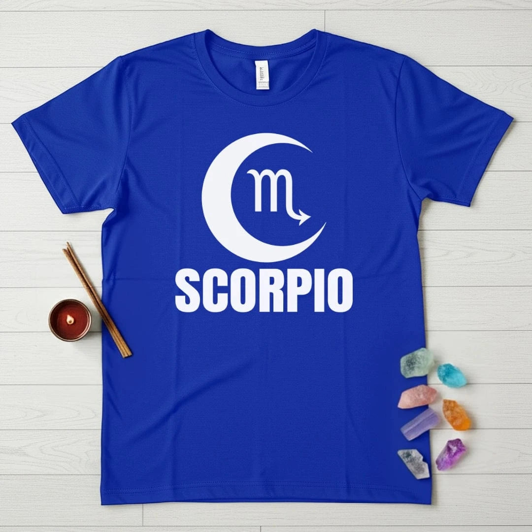 Scorpio Zodiac T-Shirt – Crescent Moon