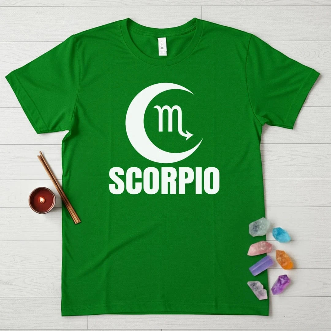 Scorpio Zodiac T-Shirt – Crescent Moon