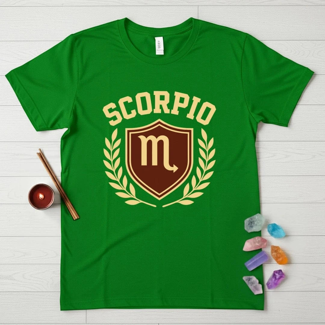 Scorpio Zodiac T-Shirt – Crest Shield