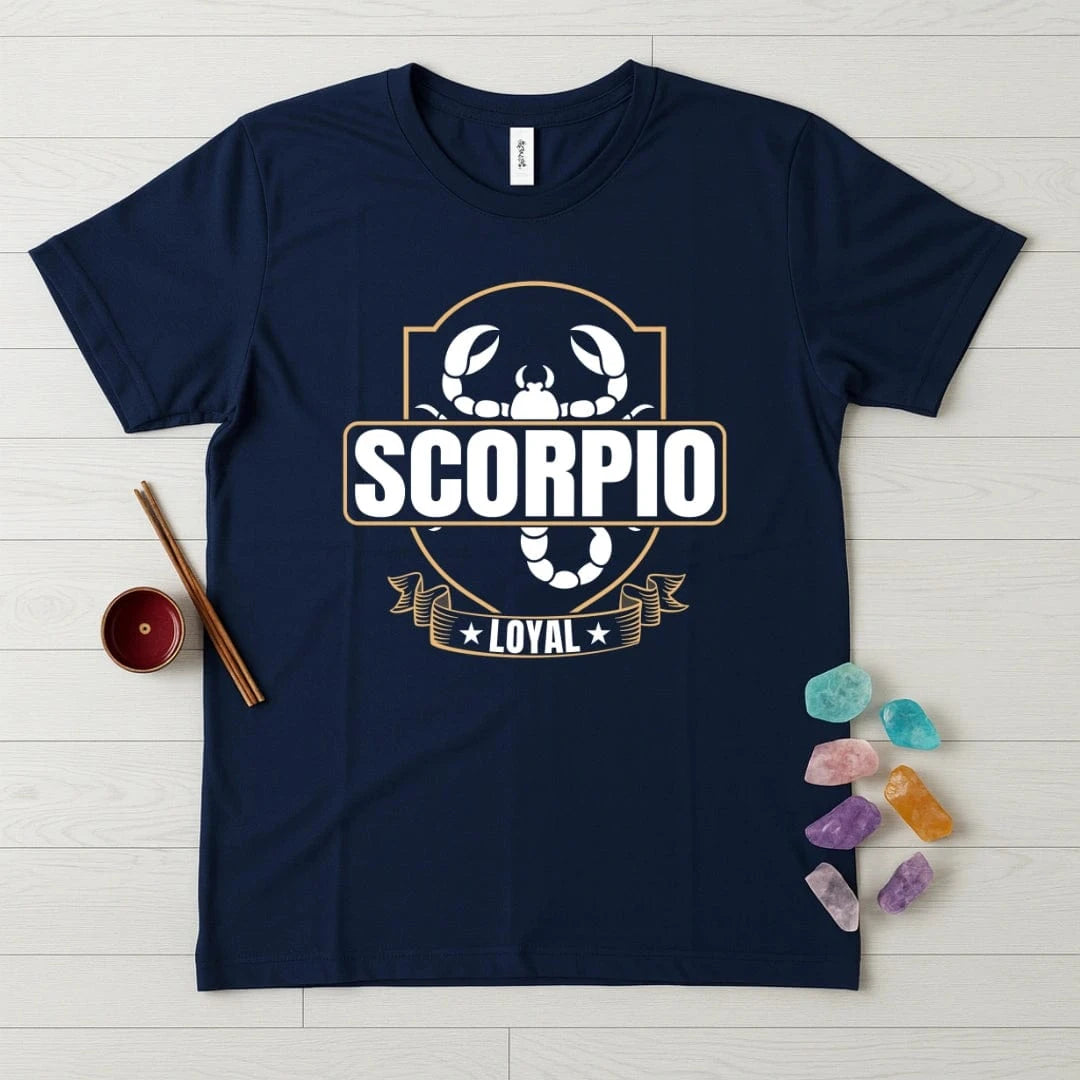 Scorpio Zodiac T-Shirt – Loyal Crest