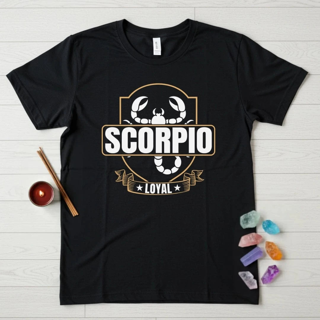 Scorpio Zodiac T-Shirt – Loyal Crest
