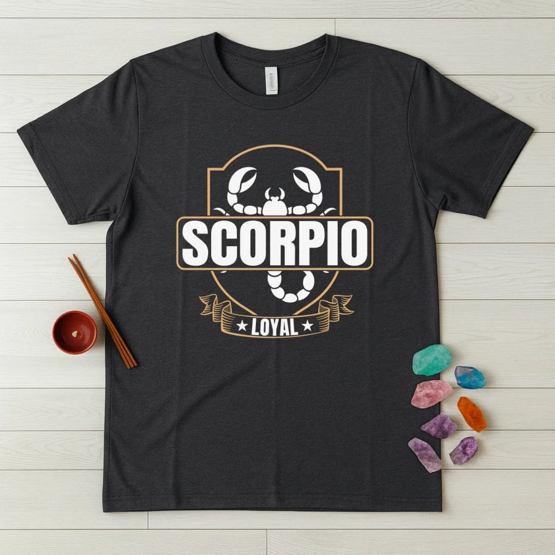 Scorpio Zodiac T-Shirt – Loyal Crest