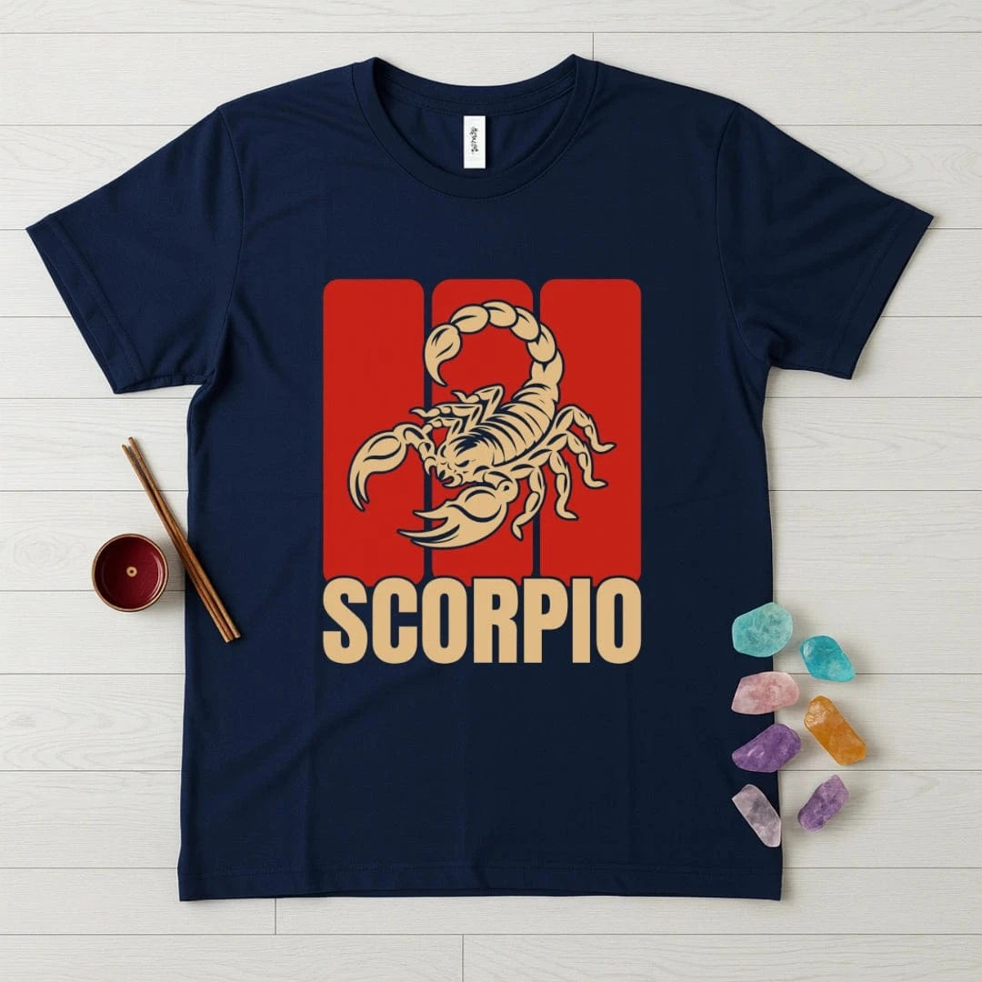 Scorpio Zodiac T-Shirt – Panel Scorpion