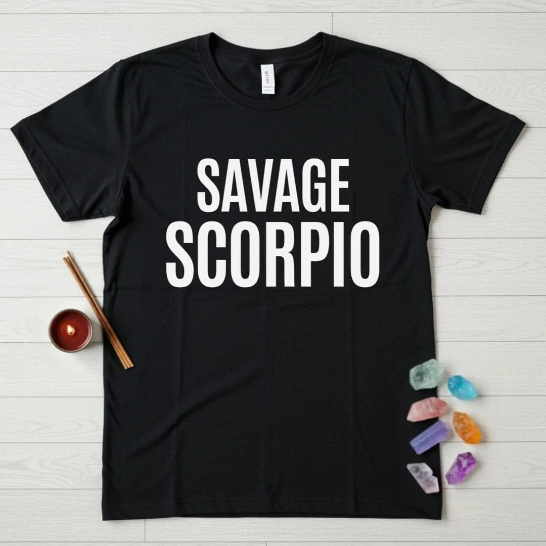Scorpio Zodiac T-Shirt – Savage Scorpio