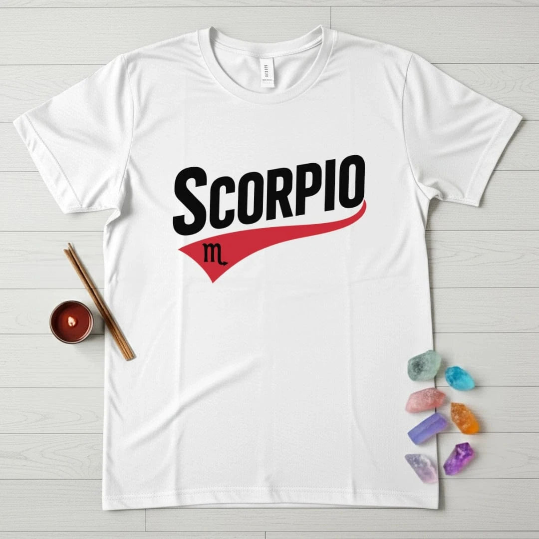 Scorpio Zodiac T-Shirt – Swoosh Tail