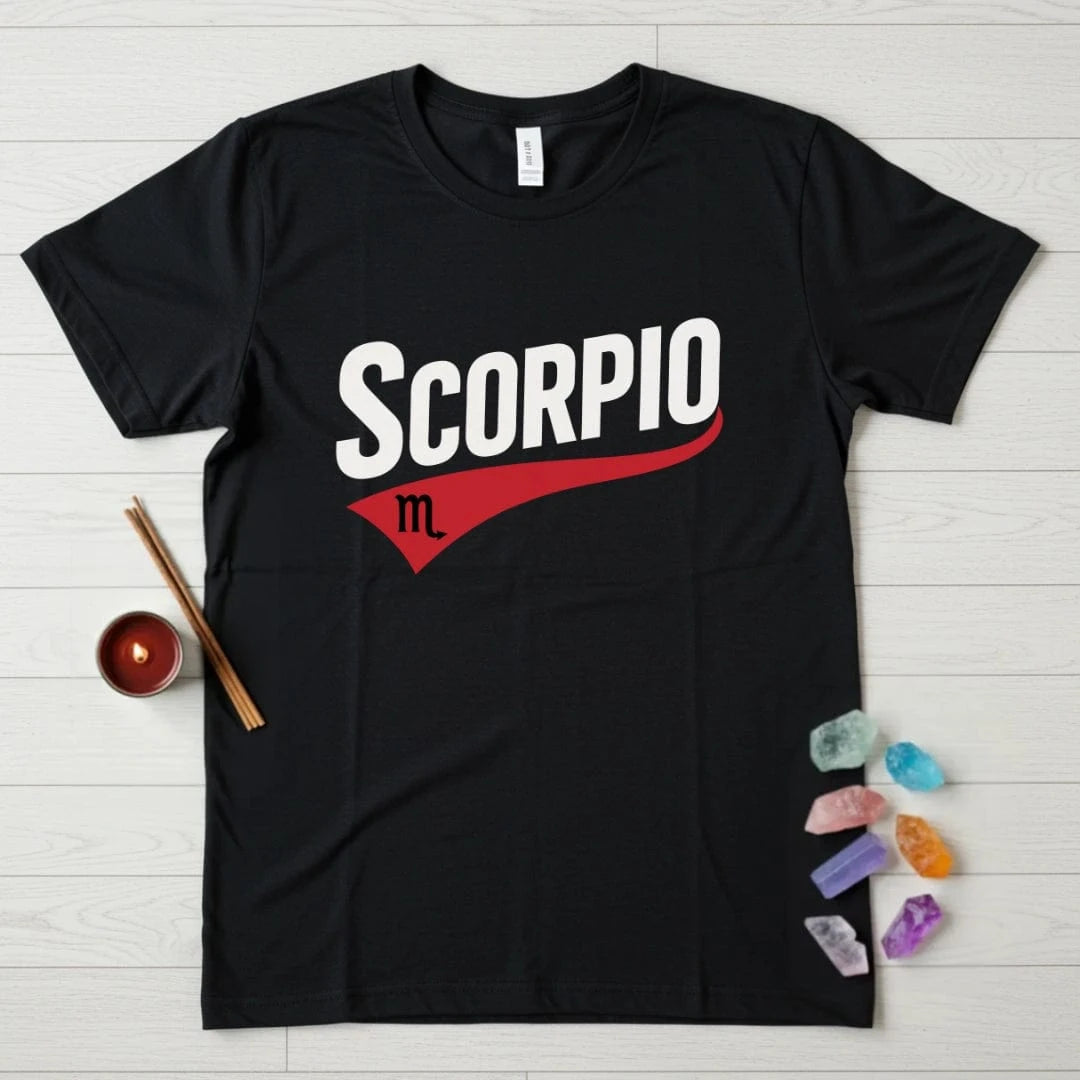 Scorpio Zodiac T-Shirt – Swoosh Tail