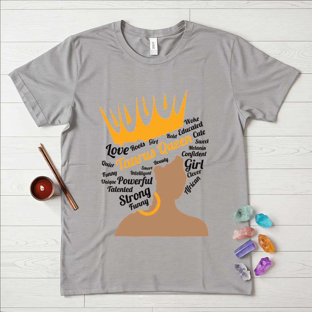 Taurus Queen T-Shirt – Bold & Confident Zodiac Tee