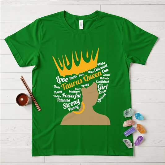 Taurus Queen T-Shirt – Bold & Confident Zodiac Tee