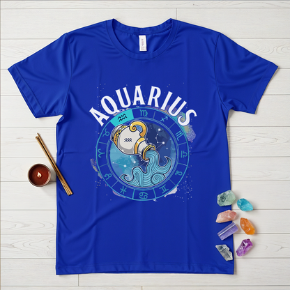 Mystical Aquarius Zodiac T-Shirt