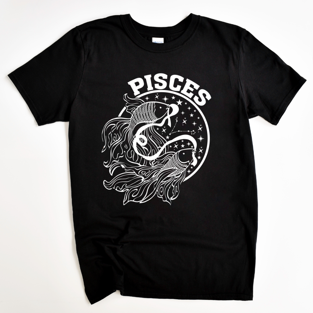 Pisces Zodiac Sign of the Fish Tee