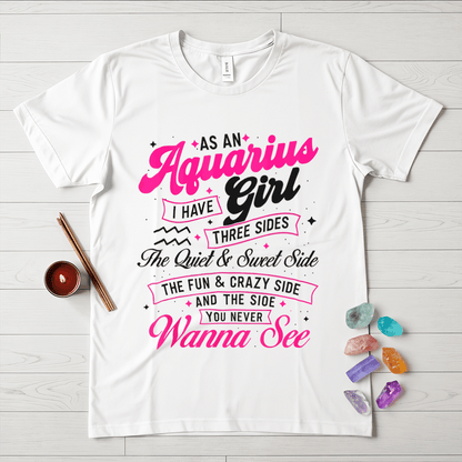 Aquarius Three Sides T-Shirt