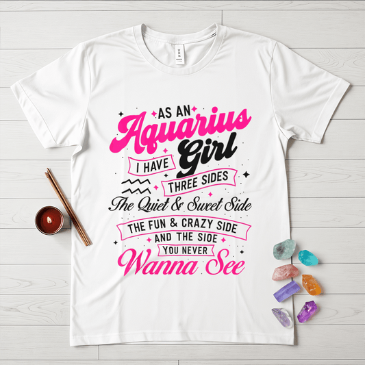 Aquarius Three Sides T-Shirt