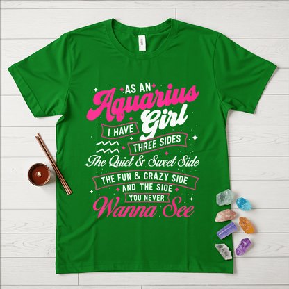 Aquarius Three Sides T-Shirt