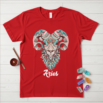 Aries Ram Colorful T-Shirt