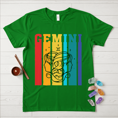 Bold Gemini Zodiac Symbol T-Shirt