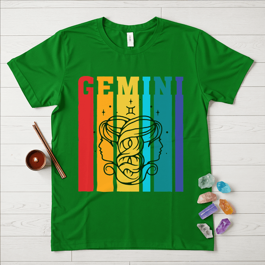 Bold Gemini Zodiac Symbol T-Shirt