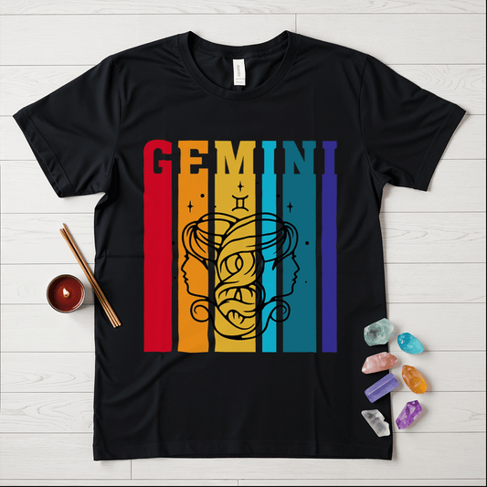 Bold Gemini Zodiac Symbol T-Shirt