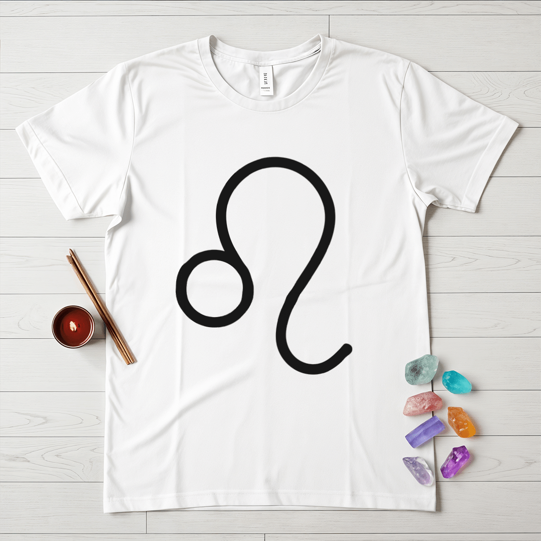 Bold Leo Symbol Zodiac T-Shirt