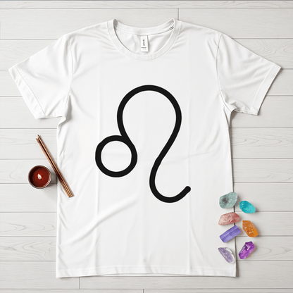 Bold Leo Symbol Zodiac T-Shirt