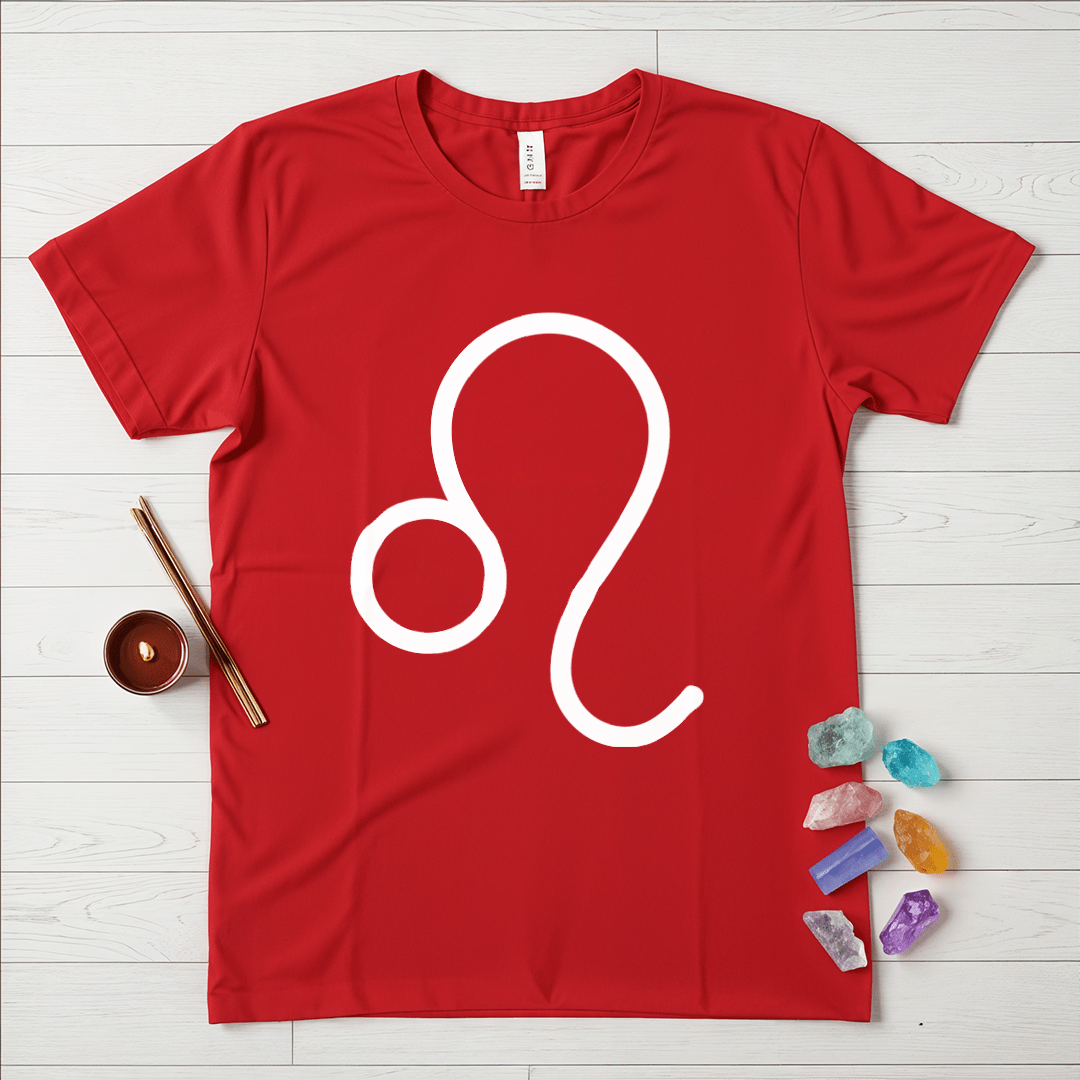 Bold Leo Symbol Zodiac T-Shirt