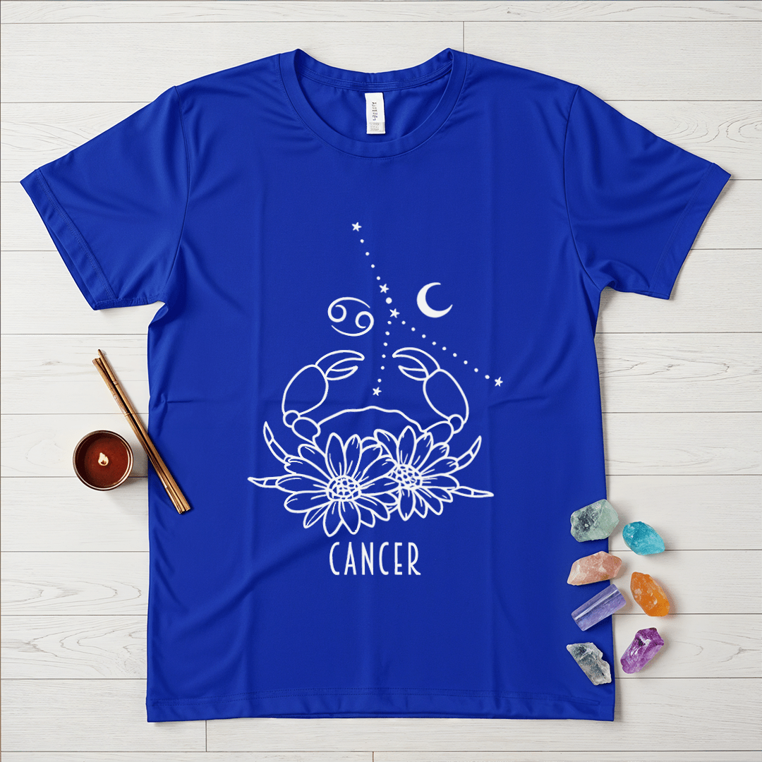 Cancer Floral Symbol T-Shirt