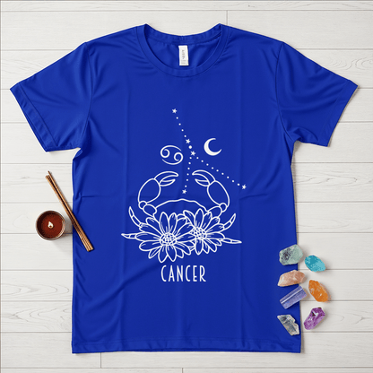 Cancer Floral Symbol T-Shirt