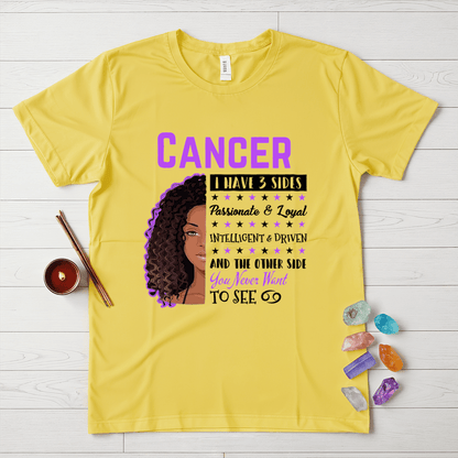 Cancer Girls Three Sides T-Shirt