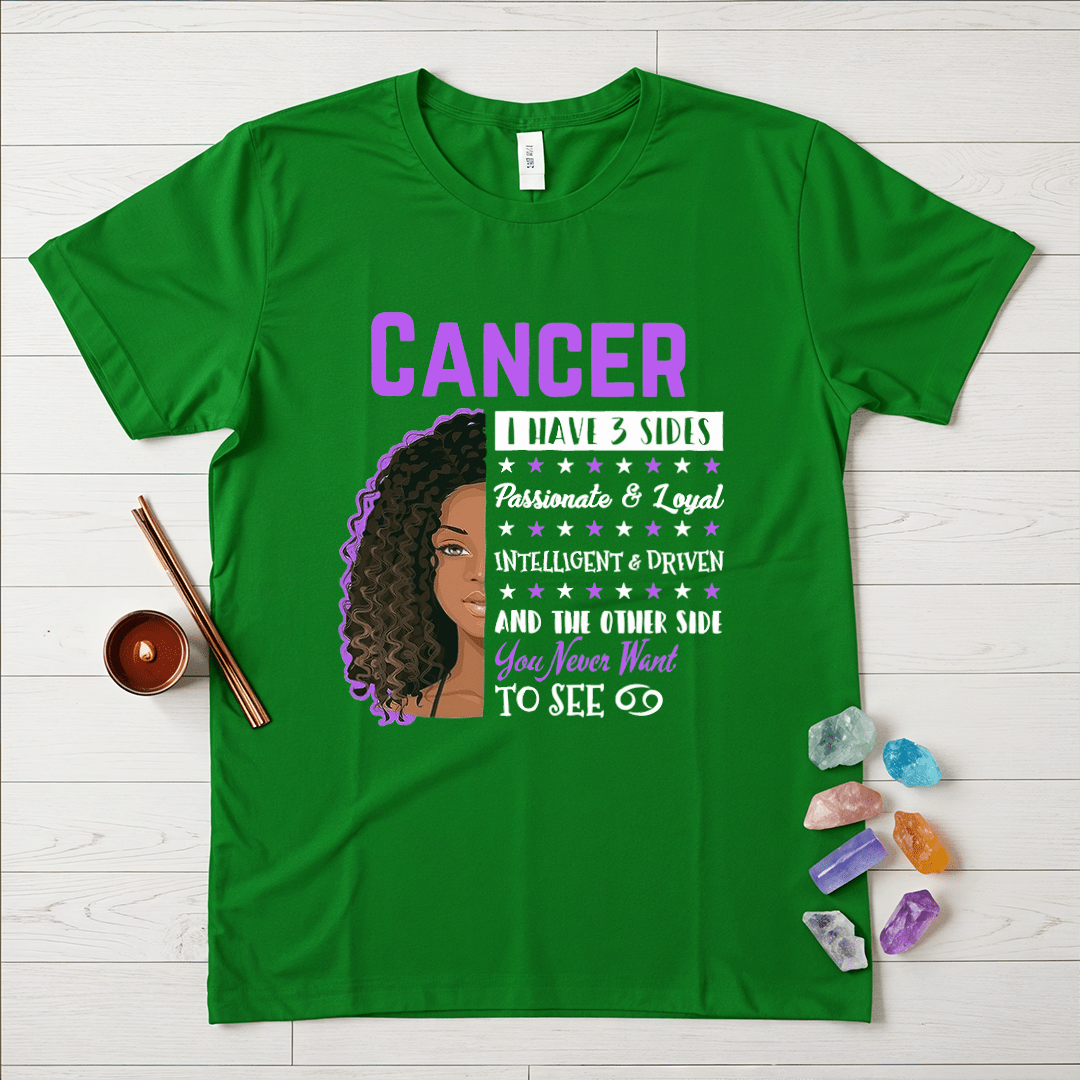 Cancer Girls Three Sides T-Shirt
