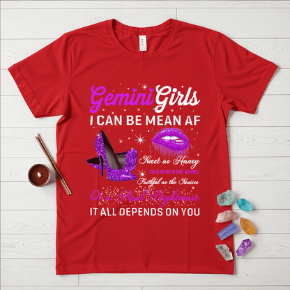 Gemini Girls Lips T-Shirt