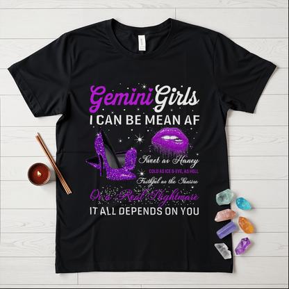 Gemini Girls Lips T-Shirt