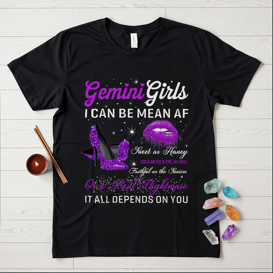 Gemini Girls Lips T-Shirt